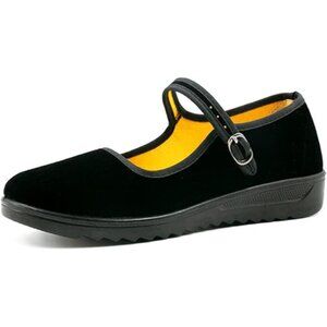 Women's Velvet Mary Jane Shoes Old Beijing Cloth Shoes Dance Shoes